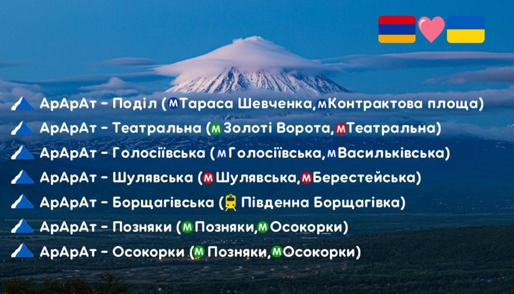 Ararat-Shulyavskaya Hostel Kiev Extérieur photo